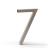 Mega Handles 793087679466 House Number 7 in Satin Nickel