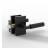 Mega Handles 793087680547 Ridge Privacy Door Knob in Matte Black
