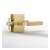 Mega Handles 793087680578 Ridge Privacy Door Knob in Satin Brass