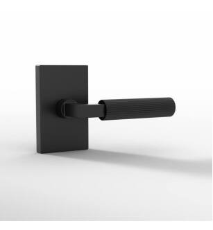 Mega Handles 793087680561 Ridge 2 Pack Dummy Door Knob in Matte Black