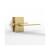 Mega Handles 793087680349 Apex 1 Pack Privacy Door Handle in Satin Brass