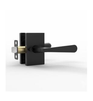 Mega Handles 793087680431 Serrano Privacy 1 Pack Door Handles in Matte Black