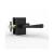 Mega Handles 793087680431 Serrano Privacy 1 Pack Door Handles in Matte Black