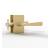 Mega Handles 793087680417 Serrano Passage 1 Pack Door Handles in Satin Brass