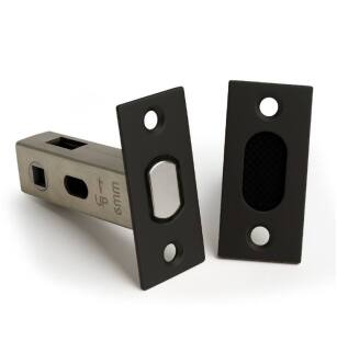 Mega Handles 647379999148 Magnetic Tubular Latch in Matte Black