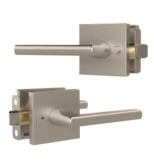 Mega Handles SLE2RSN Prime Privacy Sn in Satin Nickel