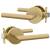 Mega Handles RLD4RSB Ronn Privacy Sb in Satin Brass/Gold