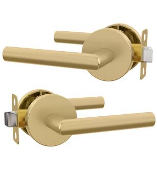 Mega Handles 850020756506 Ronn Passage Sb in Satin Brass