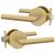 Mega Handles RLD4ASB Ronn Passage Sb in Satin Brass/Gold