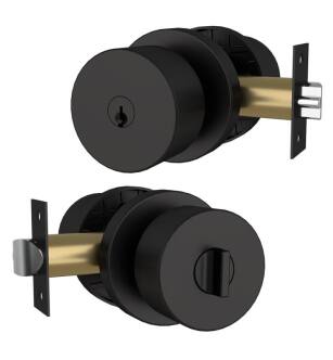 Mega Handles 781111264139 Buena Entry in Matte Black