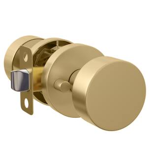 Mega Handles 850020756650 Buena Privacy in Satin Brass