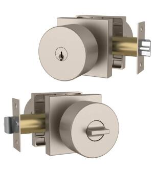 Mega Handles 781111264122 Suana Entry in Satin Nickel