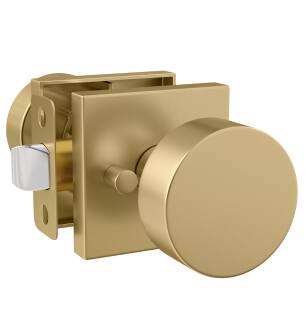 Mega Handles KHE8RSB Suana Privacy Sb in Satin Brass/Gold