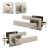 Mega Handles ENE6SN Robell Combo Sn in Satin Nickel/Silver