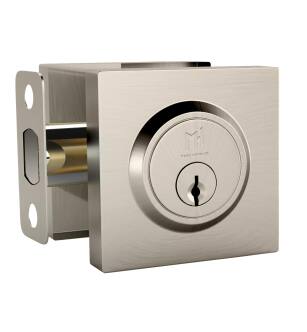Mega Handles 795847815800 Robell Deadbolt in Satin Nickel