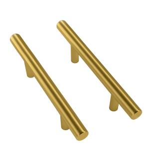 Mega Handles X002YVIBAP Canara 6" Sb-35 in Satin Brass