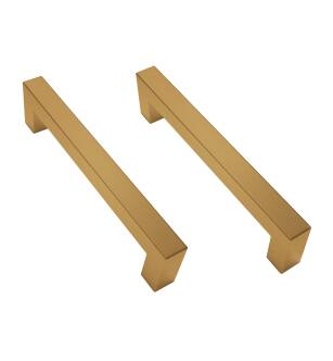 Mega Handles X002PB254H Fargo 5.5" Sb-12 in Satin Brass