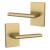 Mega Handles GG5USB-2 Glamor Dummy Sb-2 in Satin Brass/Gold