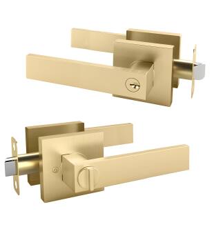 Mega Handles ENE5SB Robell Single Sb Us4 in Satin Brass