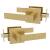 Mega Handles RSE4RSB Robell Privacy Sb Us4 in Satin Brass