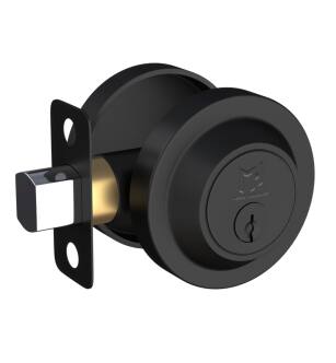 Mega Handles DBD8MB-M1 Raegen Deadbolt Mb Master 1 Us19 in Matte black