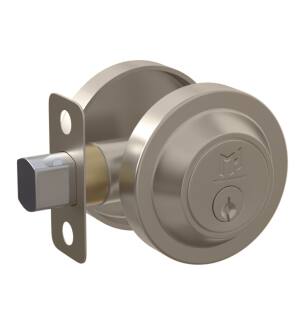 Mega Handles DBD8SN-M1 Raegen Deadbolt Sn Master 1 Us15 in Satin nickel/Silver