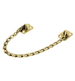Mega Handles 860009171596 Transom Chain in Satin Brass