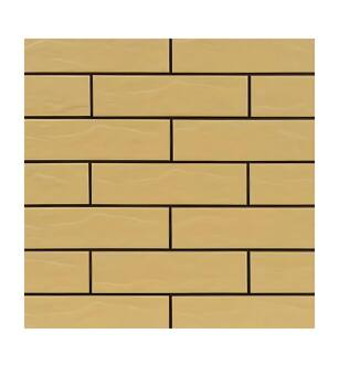 Olans 1001001015 Clinker Brick Panel Insulated Brick Facade Panels 40" x 23" in Sand Textured