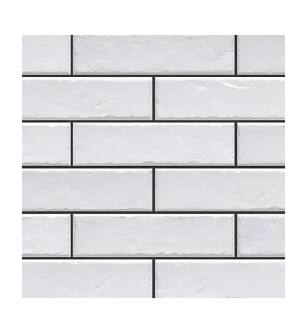 Olans 1001001029 Clinker Brick Panel Insulated Brick Facade Panels 40" x 23" in Foggia White