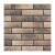 Olans 1001001037 Clinker Brick Panel Insulated Brick Facade Panels 40" x 23" in Loft Masala