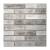Olans 1003003010 Clinker Brick Panel Insulated Brick Facade Panels 41 1/8" x 22" in Boston Gray
