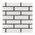Olans 1002001008 Clinker Brick Panel Insulated Brick Facade Panels 40" x 23" in Scandi White