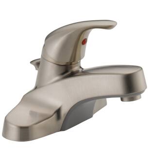 Peerless Core P136LF-BN Single Handle Bathroom Faucet in Brushed Nickel
