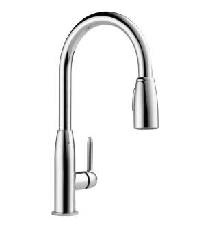 Peerless Core P188103LF Single Handle Kitchen Pull-Down Three Hole Deck Mount in Chrome