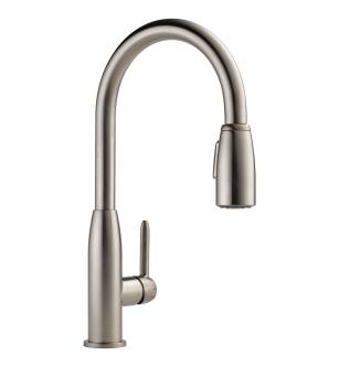 Peerless Core P188103LF-SS Single Handle Kitchen Pull-Down Three Hole Deck Mount in Stainless