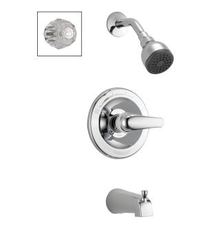 Peerless Core P188720 Tub and Shower Complete Combo Handles in Chrome