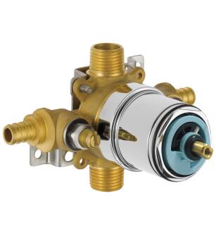 Peerless Core PTR188700-PXWS Tub and Shower Valve Body With Stops, with Pex Connections
