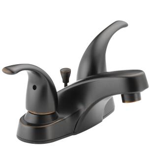 Peerless Core P299628LF-OB-M Two Handle Bathroom Faucet in Oil Rubbed Bronze