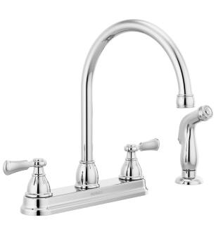 Peerless Elmhurst® P2865LF Two-Handle Kitchen Faucet with Spray in Chrome