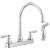 Peerless Elmhurst® P2865LF Two-Handle Kitchen Faucet with Spray in Chrome