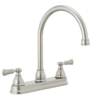 Peerless Elmhurst® P2965LF-SS Two-Handle Kitchen Faucet with Twist Aerator in Stainless