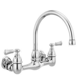 Peerless Elmhurst® P2765LF Two-handle wall-mount kitchen faucet in Chrome