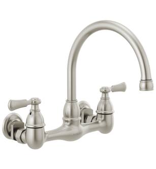 Peerless Elmhurst® P2765LF-SS Two-handle wall-mount kitchen faucet in Stainless