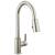 Peerless Flute™ P7912LF-SS Single Handle Pulldown Kitchen Faucet Three Hole Deck Mount in Stainless