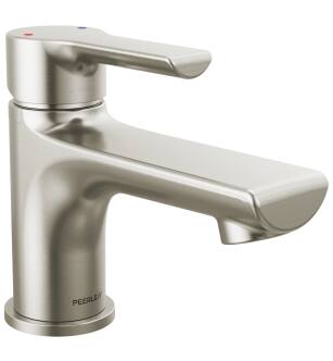 Peerless Flute™ P1512LF-BN-M-0.5 Single Top Handle Lavatory Faucet Three Hole Deck Mount in Brushed Nickel