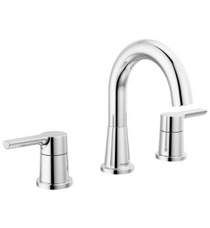 Peerless Flute™ P3512LF Two Handle Widespread Lavatory Faucet in Chrome