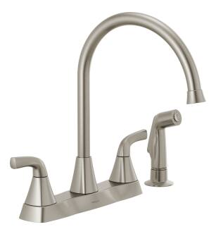 Peerless Parkwood® P2835LF-SS Two Handle Kitchen Faucet in Stainless