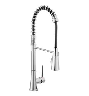 Peerless Precept® P7948LF Single-Handle Commerical Kitchen Faucet Three Hole Deck Mount in Chrome