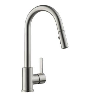 Peerless Precept® P7946LF-SS-1.0 Single-Handle Pull-Down Kitchen Faucet Three Hole Deck Mount in Stainless