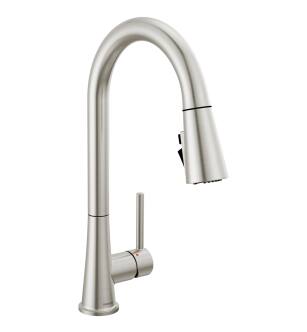 Peerless Precept® P7947LF-SS-1.0 Single-Handle Pull-Down Kitchen Faucet Three Hole Deck Mount in Stainless